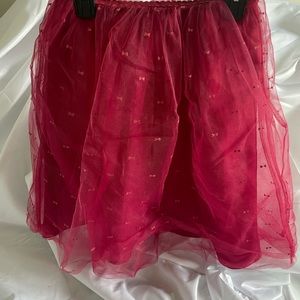 Janie and Jack Juno Valentine Tulle skirt